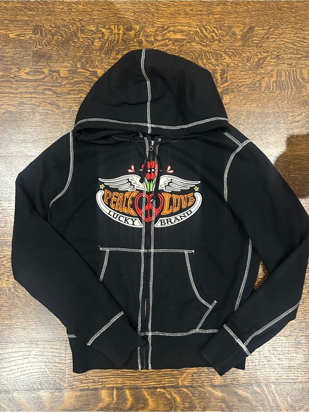 Lucky Brand Zip Up Hoodie